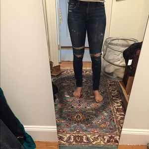 Joes Skinny distressed jeans